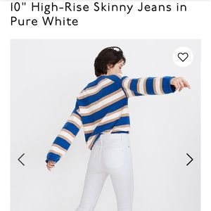 Madewell High Riser Skinny Jeans size 28